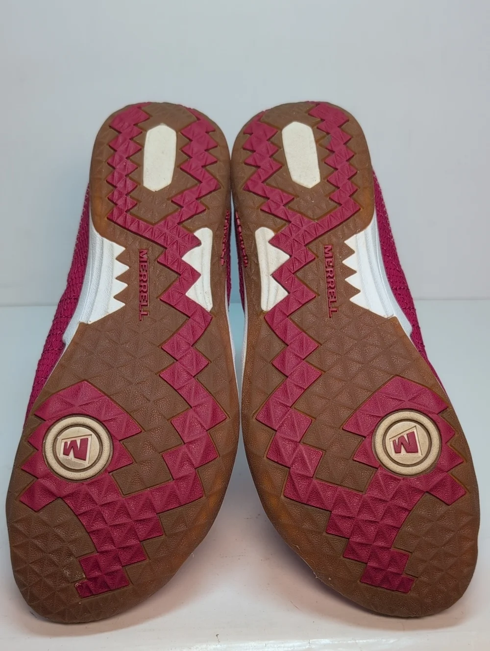 Merrell Lorelei zip Persian Red minimalist sporty sneakers womans size 8 EU 38.5